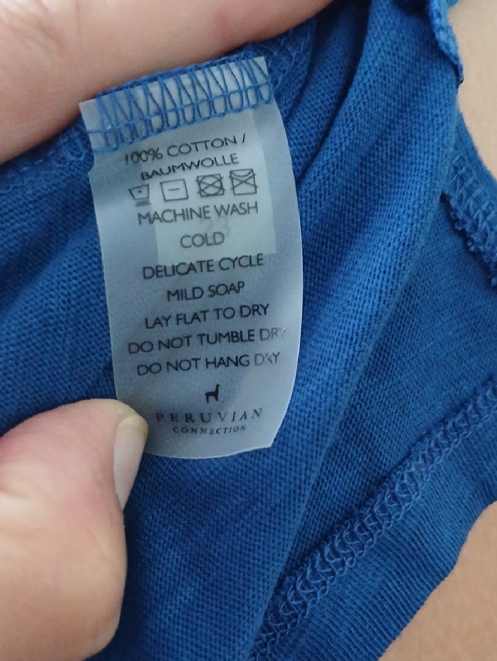 NWT Peruvian Connection Relaxed Raglan Tee - Picture 10 of 10